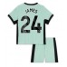 Chelsea Reece James #24 Barnkläder Tredje matchtröja till baby 2023-24 Kortärmad (+ Korta byxor) Billigt